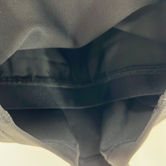 AQUA Athletic Women's Longline Racerback Sports Bra - Black - XS - NWT - Picture 4 of 5